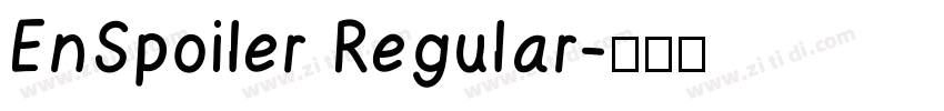 EnSpoiler Regular字体转换